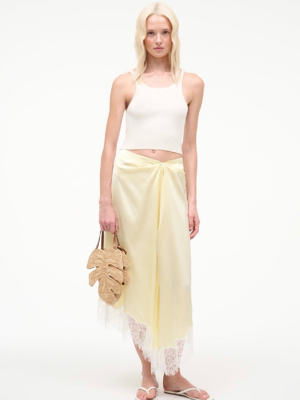 Palm Raffia Natural Bag - Picture 2 of 5